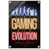 Gaming Evolution – The Rise of a Gamer | Pop art Wall art Print - Acrylic Print - 30x45 cm / 12x18″ - 