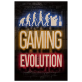 Gaming Evolution – The Rise of a Gamer | Pop art Wall art Print - Wood Prints - 50x75 cm / 20x30″ - 
