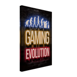 Gaming Evolution – The Rise of a Gamer | Pop art Wall art Print - Canvas - 30x45 cm / 12x18″ - 