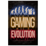 Gaming Evolution – The Rise of a Gamer | Pop art Wall art Print - Wood Prints - 30x45 cm / 12x18″ - 