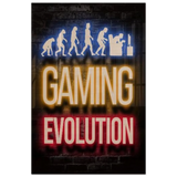 Gaming Evolution – The Rise of a Gamer | Pop art Wall art Print - Wood Prints - 60x90 cm / 24x36″ - 
