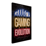 Gaming Evolution – The Rise of a Gamer | Pop art Wall art Print - Canvas - 40x60 cm / 16x24″ - 