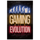 Gaming Evolution – The Rise of a Gamer | Pop art Wall art Print - Aluminum Print - 40x60 cm / 16x24″ - 