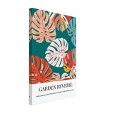 Garden Reverie | Abstract botanical masterpiece - Canvas - 30x45 cm / 12x18″ - 