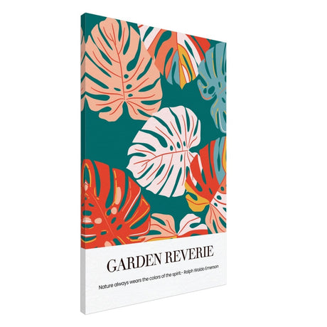 Garden Reverie | Abstract botanical masterpiece - Canvas - 60x90 cm / 24x36″ - 