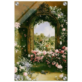 Gateways to Roses | Da Vinci Nature Art Wall collection | Wall art print - Acrylic Print - 30x45 cm / 12x18″ - 