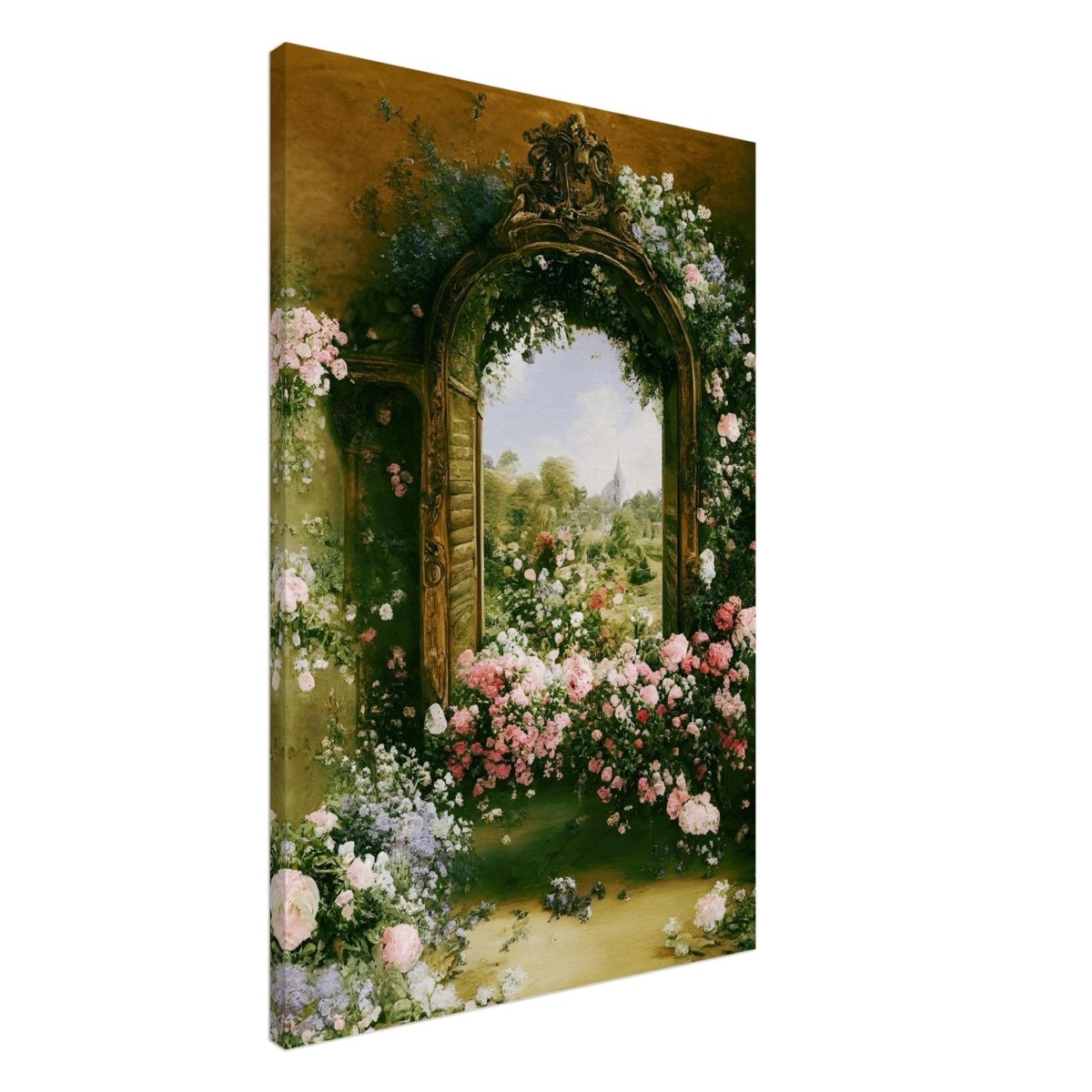 Gateways to Roses | Da Vinci Nature Art Wall collection | Wall art print - Canvas - 60x90 cm / 24x36″ - 