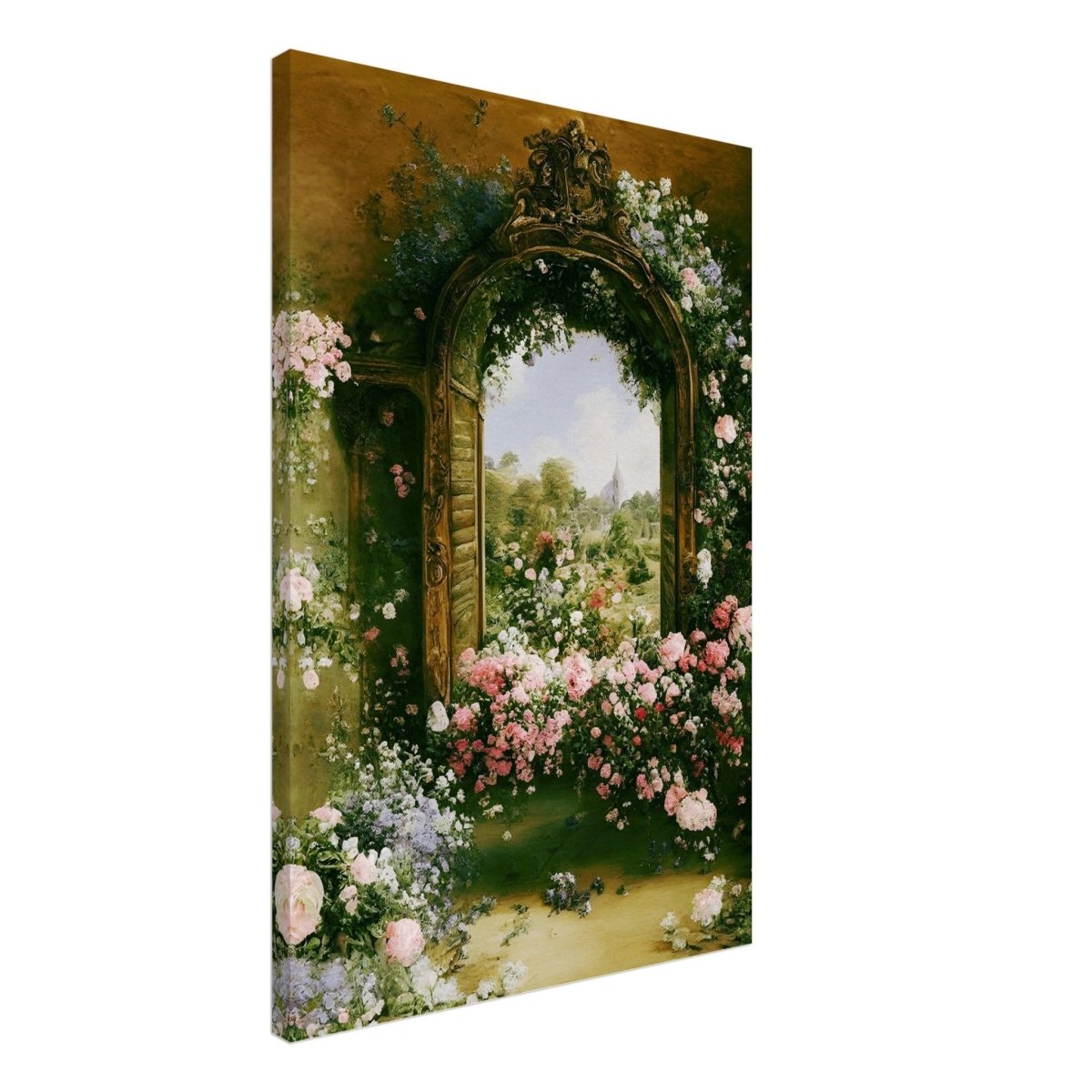 Gateways to Roses | Da Vinci Nature Art Wall collection | Wall art print - Canvas - 50x75 cm / 20x30″ - 