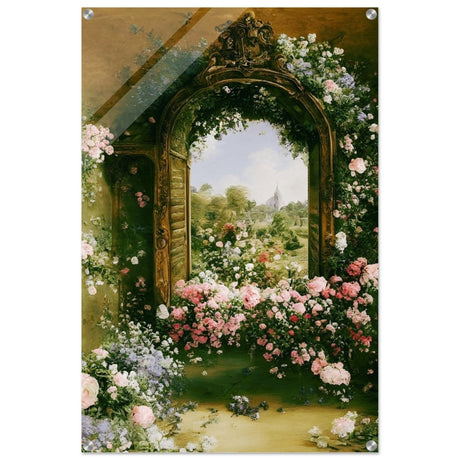Gateways to Roses | Da Vinci Nature Art Wall collection | Wall art print - Acrylic Print - 60x90 cm / 24x36″ - 