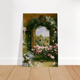 Gateways to Roses | Da Vinci Nature Art Wall collection | Wall art print - Brushed Aluminum Print - 30x45 cm / 12x18″ - 