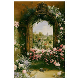 Gateways to Roses | Da Vinci Nature Art Wall collection | Wall art print - Wood Prints - 60x90 cm / 24x36″ - 