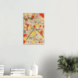 Gedenkblatt E by Paul Klee 1924 - Wood Prints - 40x60 cm / 16x24″ - 10 mm