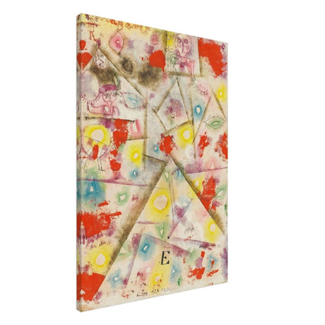 Gedenkblatt E by Paul Klee 1924 - Canvas - 70x100 cm / 28x40″ - Thick