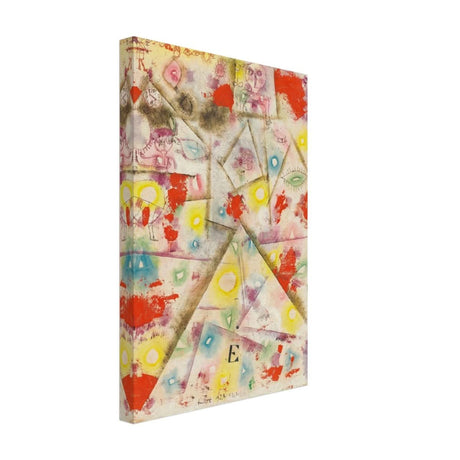 Gedenkblatt E by Paul Klee 1924 - Canvas - 30x45 cm / 12x18″ - Thick