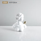 Geometric Arch Resin Sculptures – Modern Character & Abstract Ornaments - Venus Ball - 
