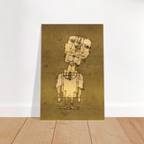 Ghost of a Genius at by Paul Klee - Brushed Aluminum Print - 40x60 cm / 16x24″ - 