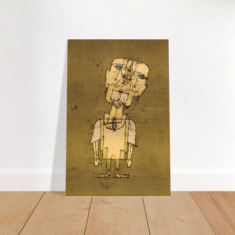 Ghost of a Genius at by Paul Klee - Brushed Aluminum Print - 40x60 cm / 16x24″ - 