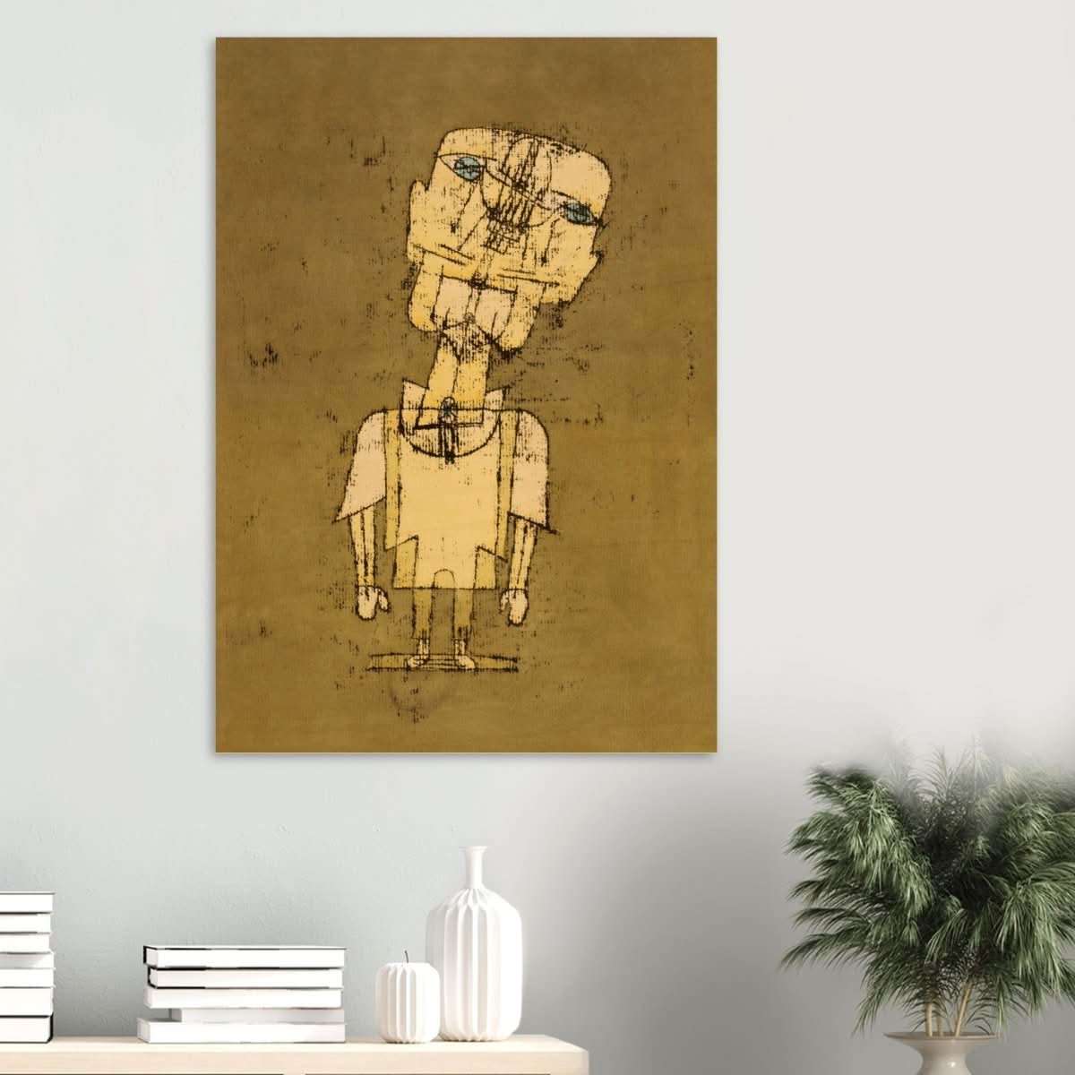 Ghost of a Genius at by Paul Klee - Wood Prints - 70x100 cm / 28x40″ - 20 mm