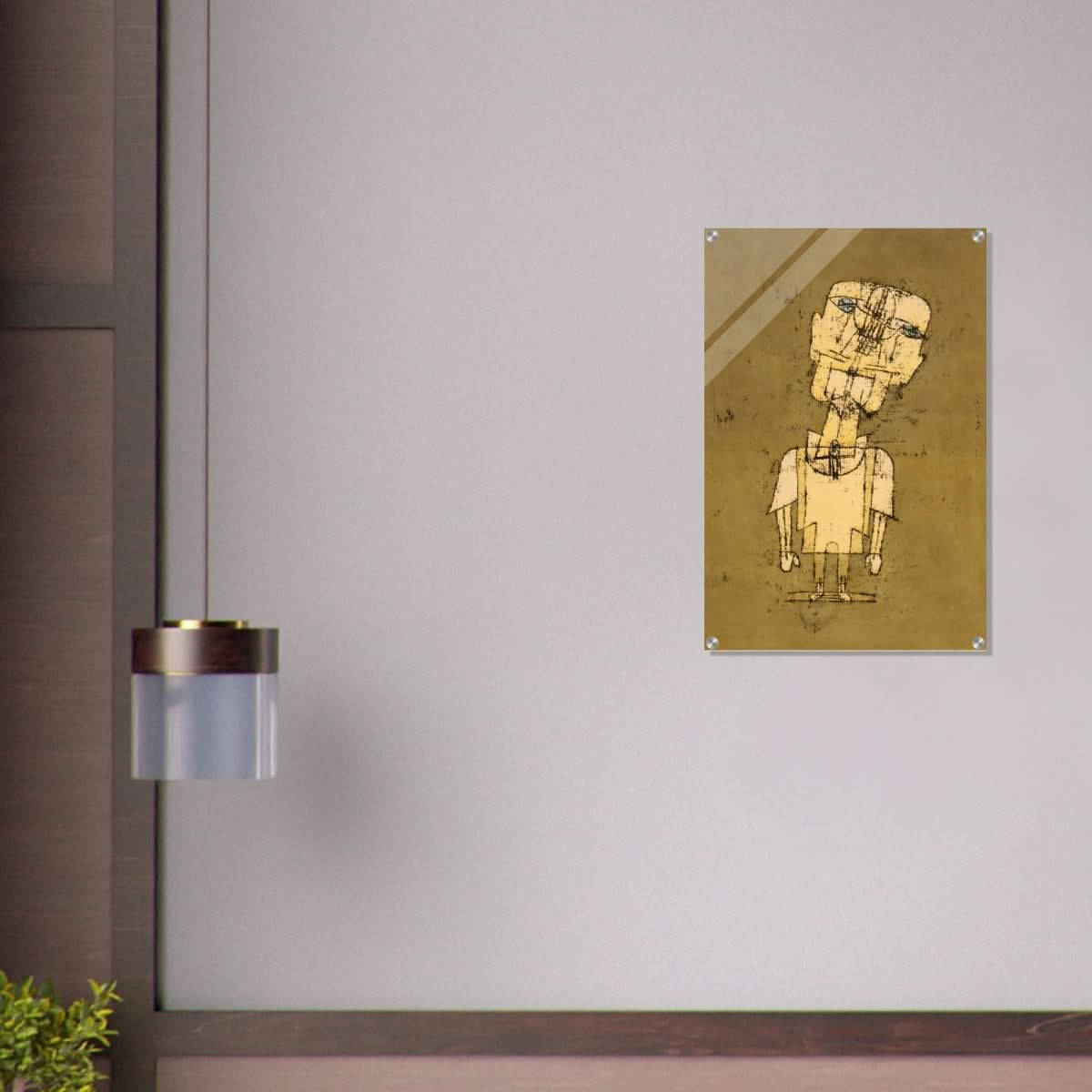 Ghost of a Genius at by Paul Klee - Acrylic Print - 50x75 cm / 20x30″ - 