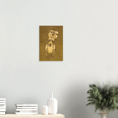Ghost of a Genius at by Paul Klee - Wood Prints - 30x45 cm / 12x18″ - 20 mm