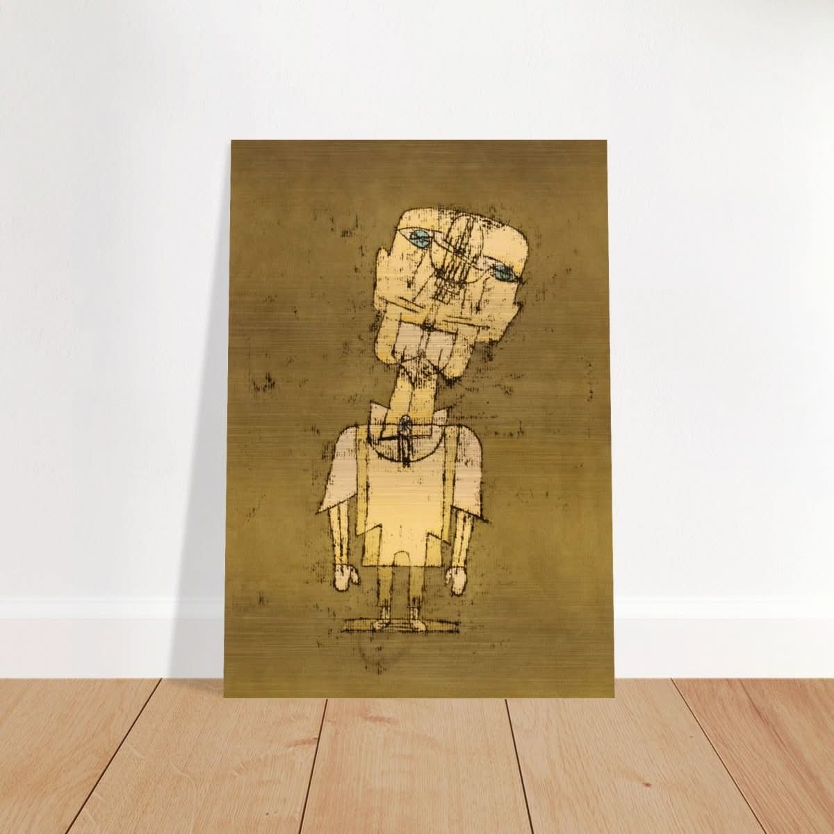Ghost of a Genius at by Paul Klee - Brushed Aluminum Print - 70x100 cm / 28x40″ - 