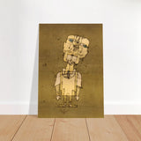 Ghost of a Genius at by Paul Klee - Brushed Aluminum Print - 70x100 cm / 28x40″ - 