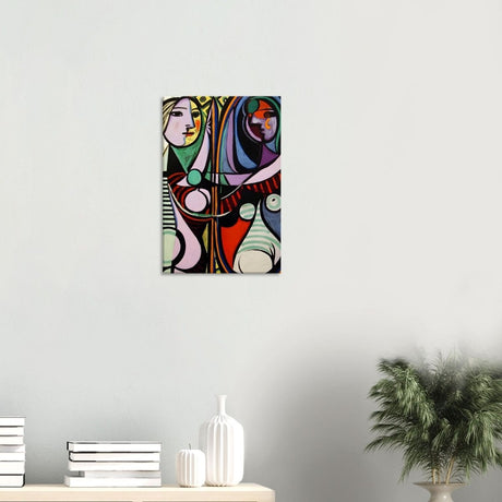 Girl before a Mirror by Pablo Picasso 1932 - Canvas - 40x60 cm / 16x24″ - Thick