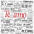 Global Love - Words Across Borders | Digital Pop Art - Acrylic Print - 30x30 cm / 12x12″ - 