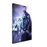 "God of Thunder: Ascension" – Epic Digital Fantasy Art Print - Canvas - 30x45 cm / 12x18″ - 