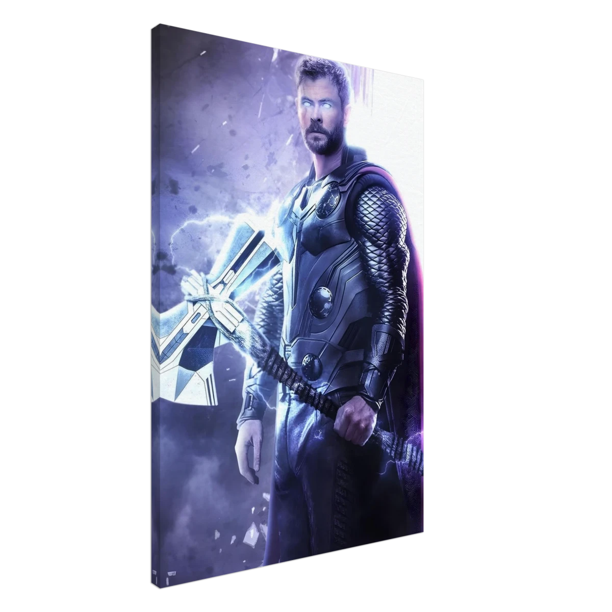 "God of Thunder: Ascension" – Epic Digital Fantasy Art Print - Canvas - 60x90 cm / 24x36″ - 