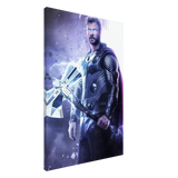 "God of Thunder: Ascension" – Epic Digital Fantasy Art Print - Canvas - 60x90 cm / 24x36″ - 