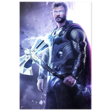 "God of Thunder: Ascension" – Epic Digital Fantasy Art Print - Fine Art Poster - 60x90 cm / 24x36″ - 