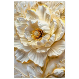 Golden Blossom – A Luxurious Floral Masterpiece | Floral Wall art Print - Wood Prints - 30x45 cm / 12x18″ - 