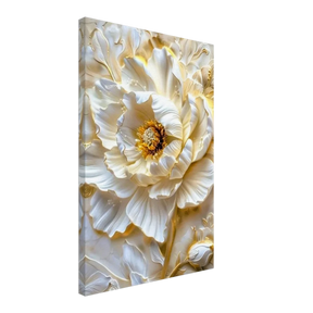 Golden Blossom – A Luxurious Floral Masterpiece | Floral Wall art Print - Canvas - 40x60 cm / 16x24″ - 