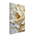 Golden Blossom – A Luxurious Floral Masterpiece | Floral Wall art Print - Canvas - 30x45 cm / 12x18″ - 