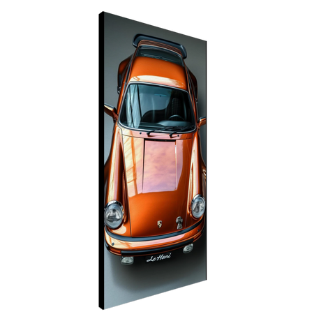 Golden Legend – Porsche Wall Art | Premium Canvas 50x100 cm / 20x40″ - 
