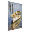 Golden Rowboat Reflections – Nautical Wall Art Print - Canvas - 60x90 cm / 24x36″ - 