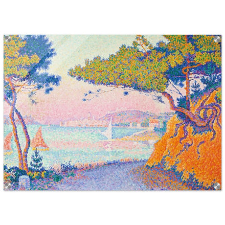 Golfe Juan (1896) painting by Paul Signac | Vintage wall art print - Acrylic Print - 50x70 cm / 20x28″ - 
