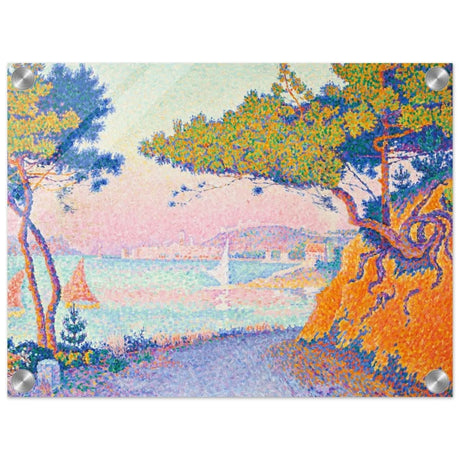 Golfe Juan (1896) painting by Paul Signac | Vintage wall art print - Acrylic Print - 30x40 cm / 12x16″ - 