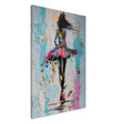 Grace in Motion: The Abstract Dancer | Abstract Figurative Art wall art print - Canvas - 60x90 cm / 24x36″ - 