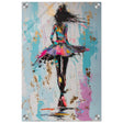 Grace in Motion: The Abstract Dancer | Abstract Figurative Art wall art print - Acrylic Print - 30x45 cm / 12x18″ - 