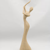 Graceful Abstract Resin Figurine – Handmade Modern Home Décor - B - 