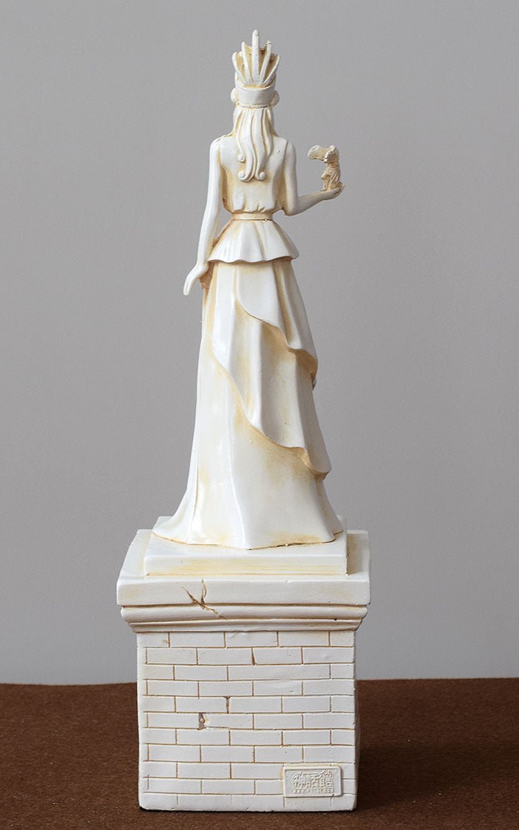 Greek Goddess Athena Sculpture – Classical Plaster Statue - Athena - 