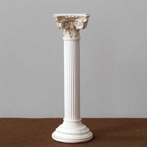 Greek Goddess Athena Sculpture – Classical Plaster Statue - Roman column - 