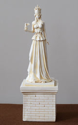 Greek Goddess Athena Sculpture – Classical Plaster Statue - Athena - 