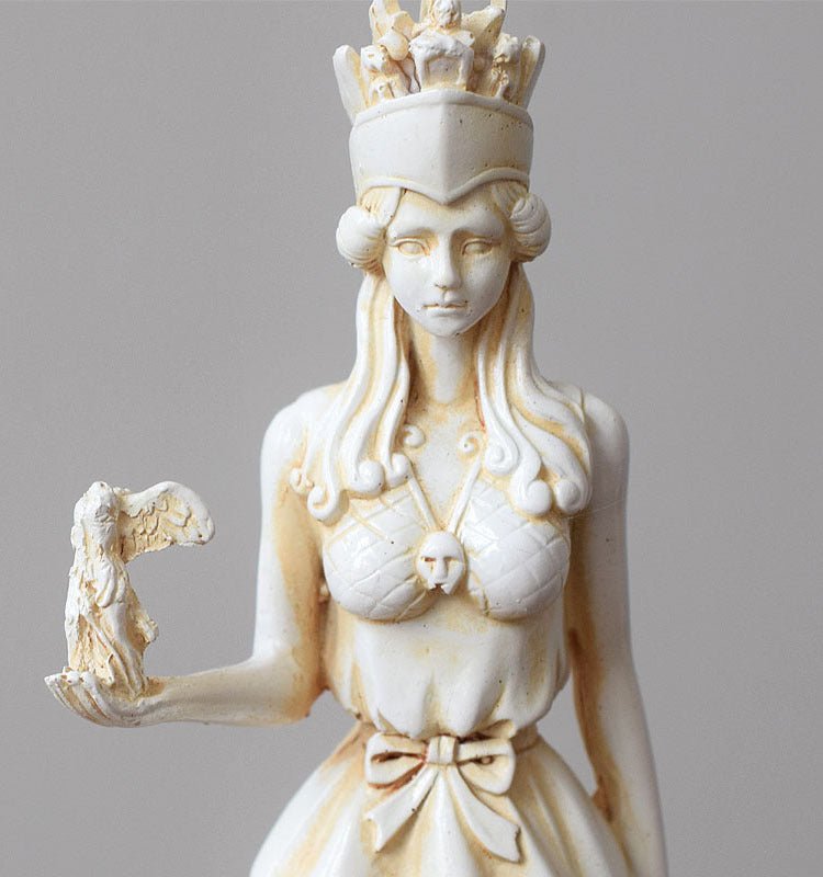 Greek Goddess Athena Sculpture – Classical Plaster Statue - Athena - 