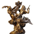 Greek Mythology Warrior Sculpture – Vintage Art Décor - Large Poseidon - 