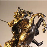 Greek Mythology Warrior Sculpture – Vintage Art Décor - Large Poseidon - 