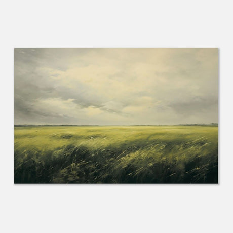 Green Landscape Wall art - Aluminum Print - 60x90 cm / 24x36″ - 