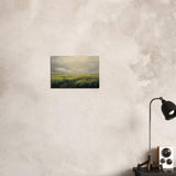 Green Landscape Wall art - Brushed Aluminum Print - 30x45 cm / 12x18″ - 